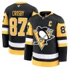 Pittsburgh Penguins Fanatics Premium Sidney Crosby 2024-25 Heim Schwarz Trikot - Herren